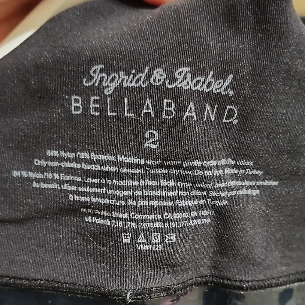 Ingrid & Isabel Black Belly Band Size Two - Picture 2 of 4